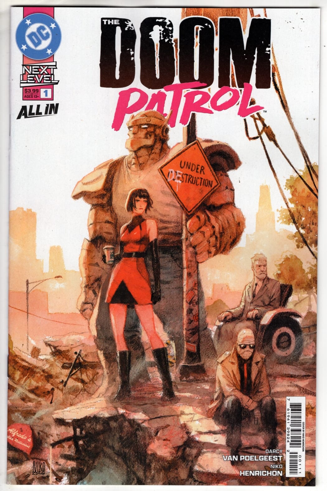 DC Comics COMIC BOOK DOOM PATROL #1 CVR A NIKO HENRICHON (VF/NM)