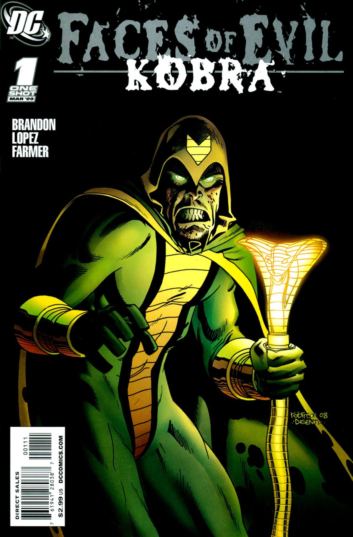 DC Comics COMIC BOOK Faces of Evil: Kobra #1 - CVR A (VF)