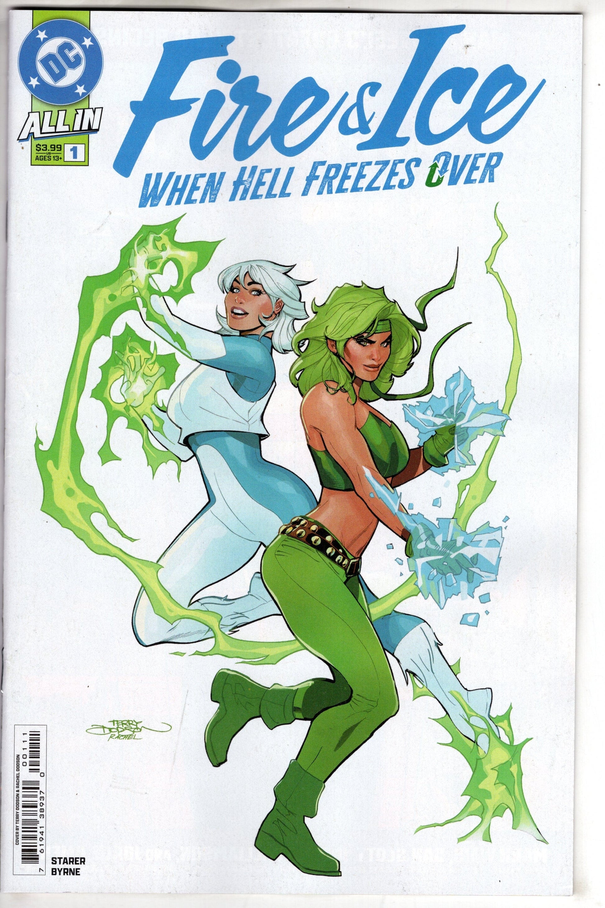DC Comics COMIC BOOK FIRE & ICE WHEN HELL FREEZES OVER #1 (OF 6) CVR A TERRY DODSON