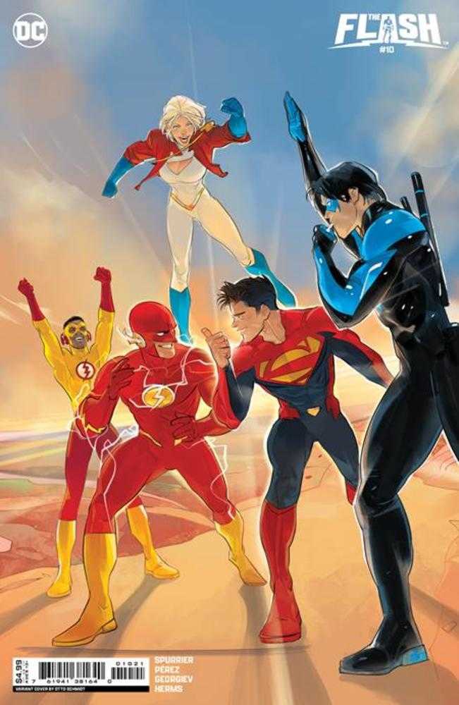 DC Comics COMIC BOOK Flash #10 Cover B Otto Schmidt Card Stock Variant