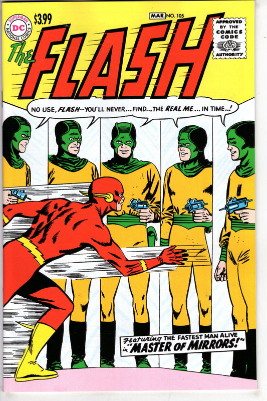 DC Comics COMIC BOOK Flash #105 Facsimile Edition