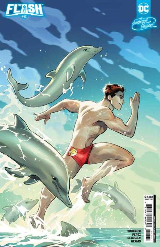 DC Comics COMIC BOOK Flash #12 Cover E Mirka Andolfo Swimsuit Card Stock Variant