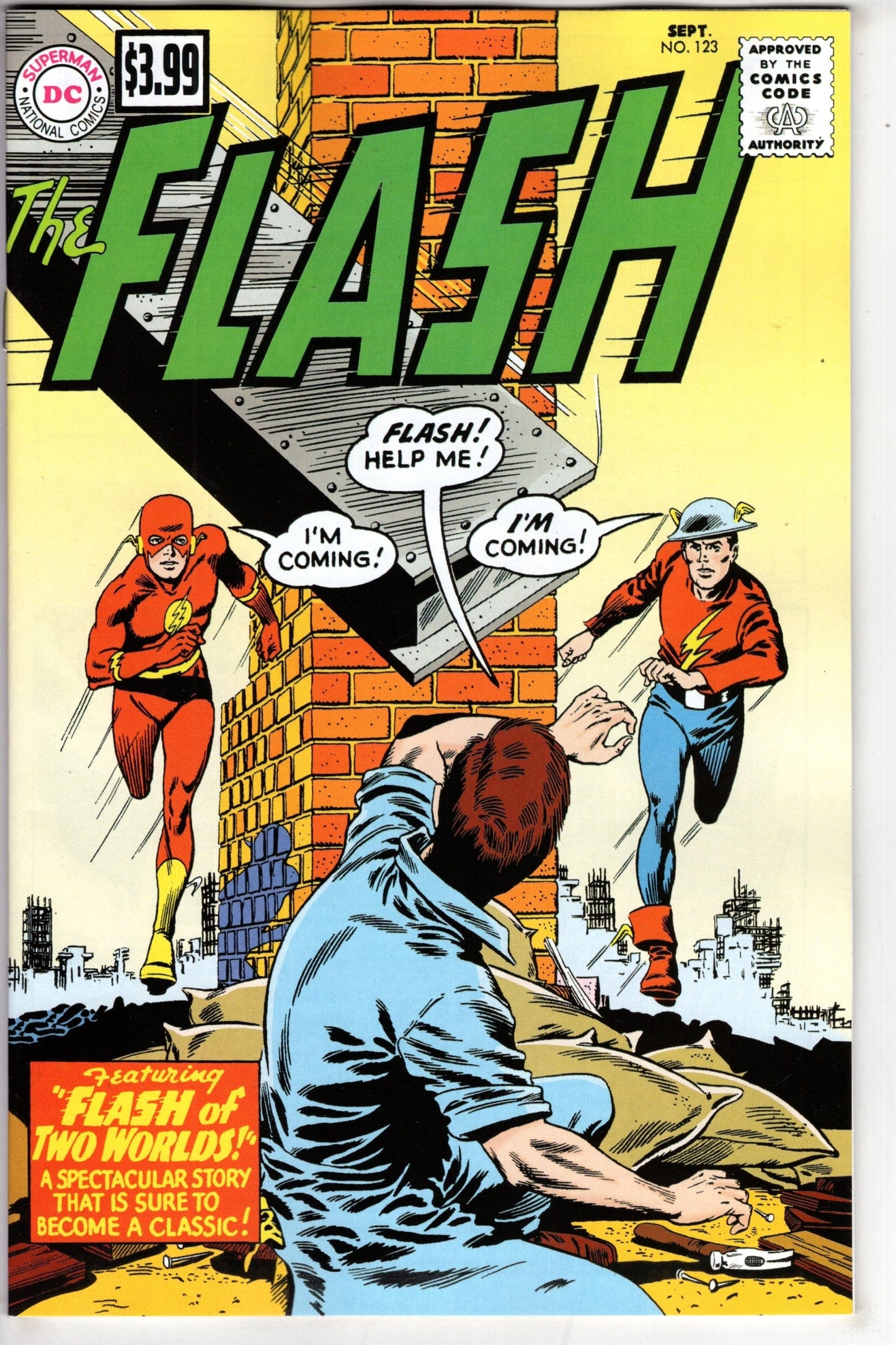 DC COMICS COMIC BOOK FLASH #123 FACSIMILE EDITION CVR A INFANTINO