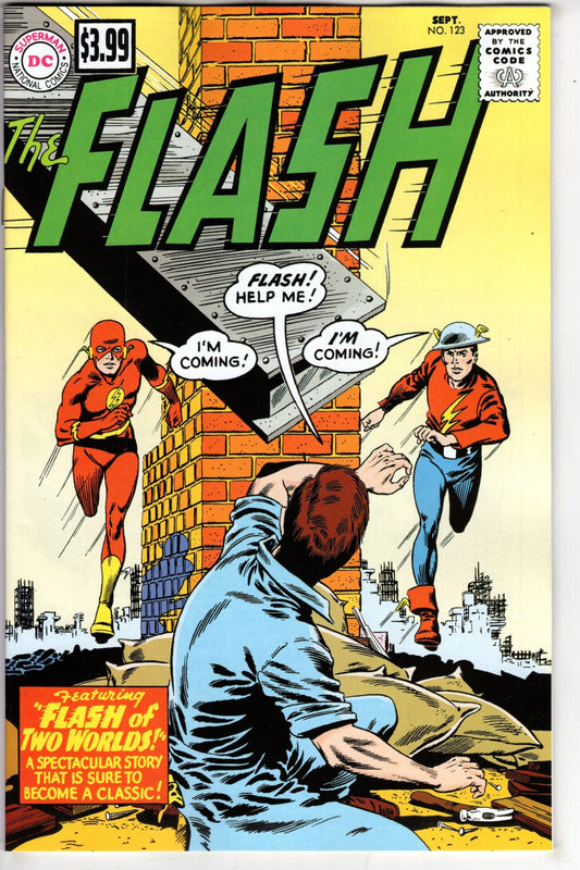 DC COMICS COMIC BOOK FLASH #123 FACSIMILE EDITION CVR A INFANTINO