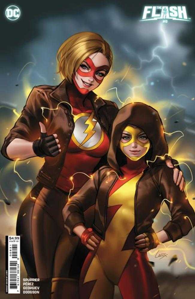 DC Comics COMIC BOOK Flash #8 Cover B Lesley Leirix Li Card Stock Variant