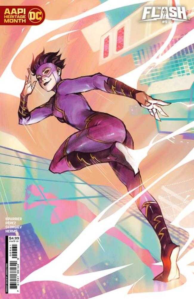 DC Comics COMIC BOOK Flash #9 Cover D Jessica Fong Avery Ho Aapi Month Card Stock Variant