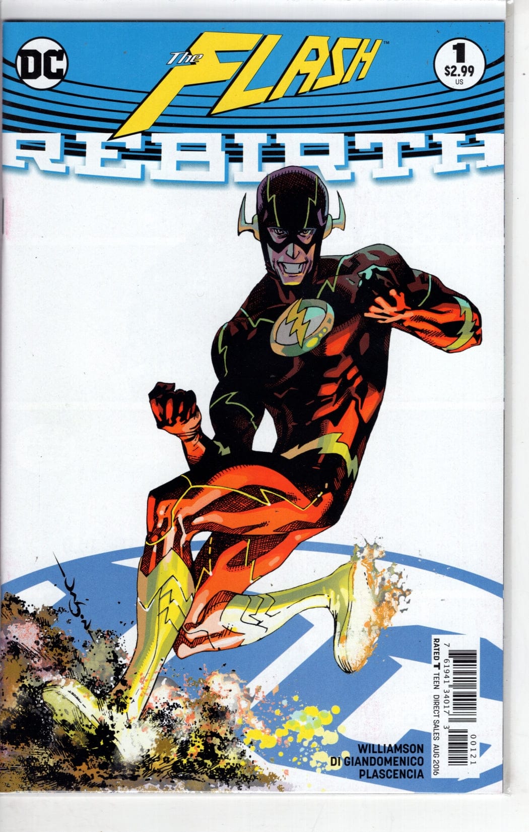 DC COMICS COMIC BOOK FLASH REBIRTH #1 VAR ED [VF/NM]