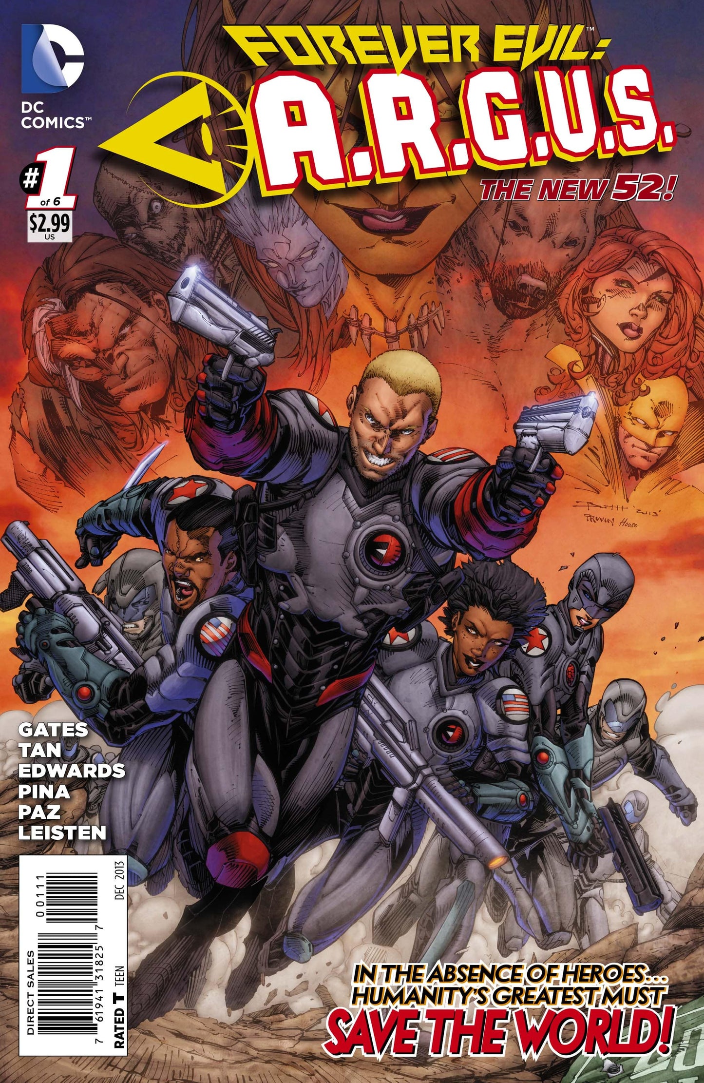 DC Comics COMIC BOOK Forever Evil: A.R.G.U.S. #1 (VF/NM)