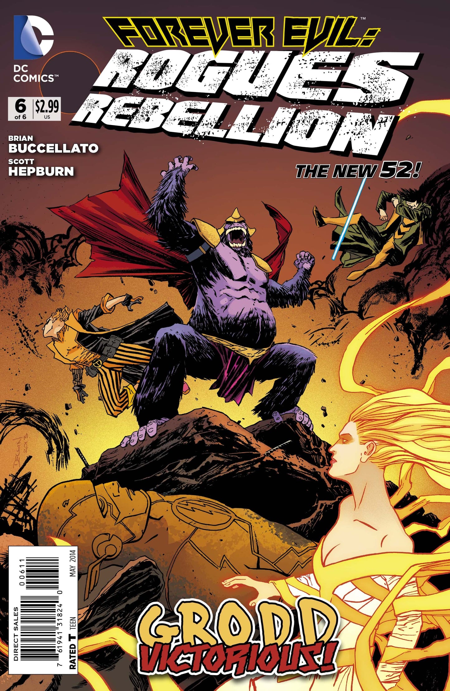 DC Comics COMIC BOOK Forever Evil: Rogues Rebellion #6 (VF/NM)