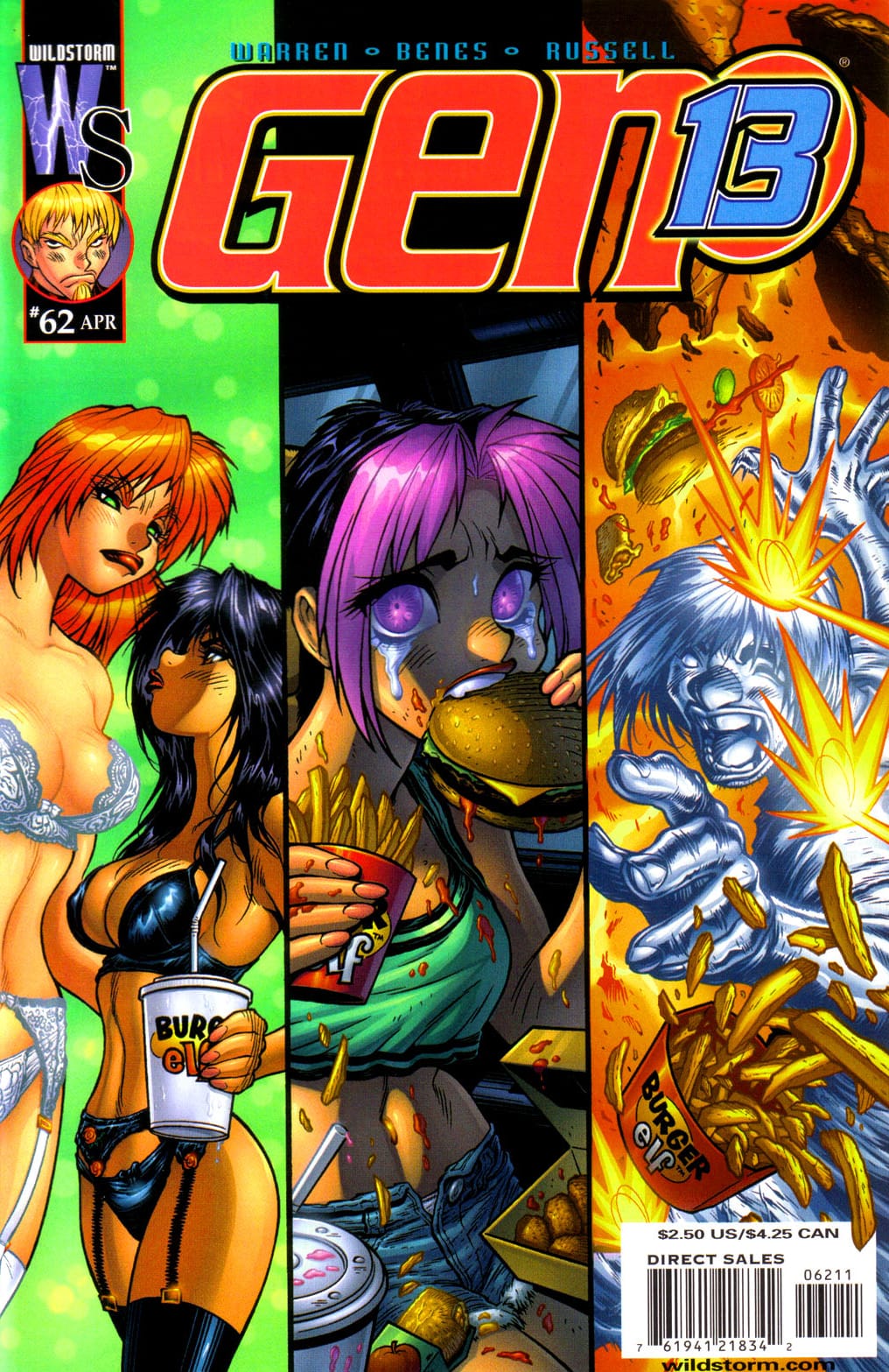 DC Comics COMIC BOOK Gen 13 #62 (VF)