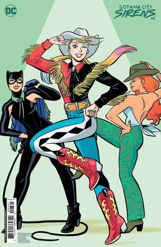 DC Comics COMIC BOOK Gotham City Sirens #3 (Of 4) Cover F 1 in 25 Natacha Bustos Card Stock Variant
