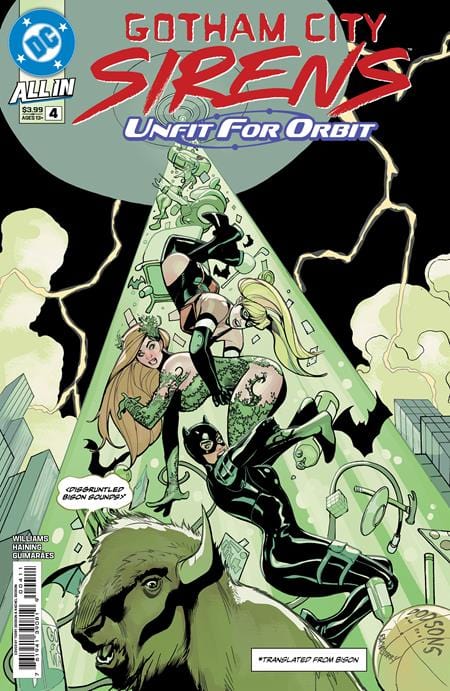 DC Comics COMIC BOOK GOTHAM CITY SIRENS UNFIT FOR ORBIT #4 (OF 5) CVR A TERRY DODSON & RACHEL DODSON