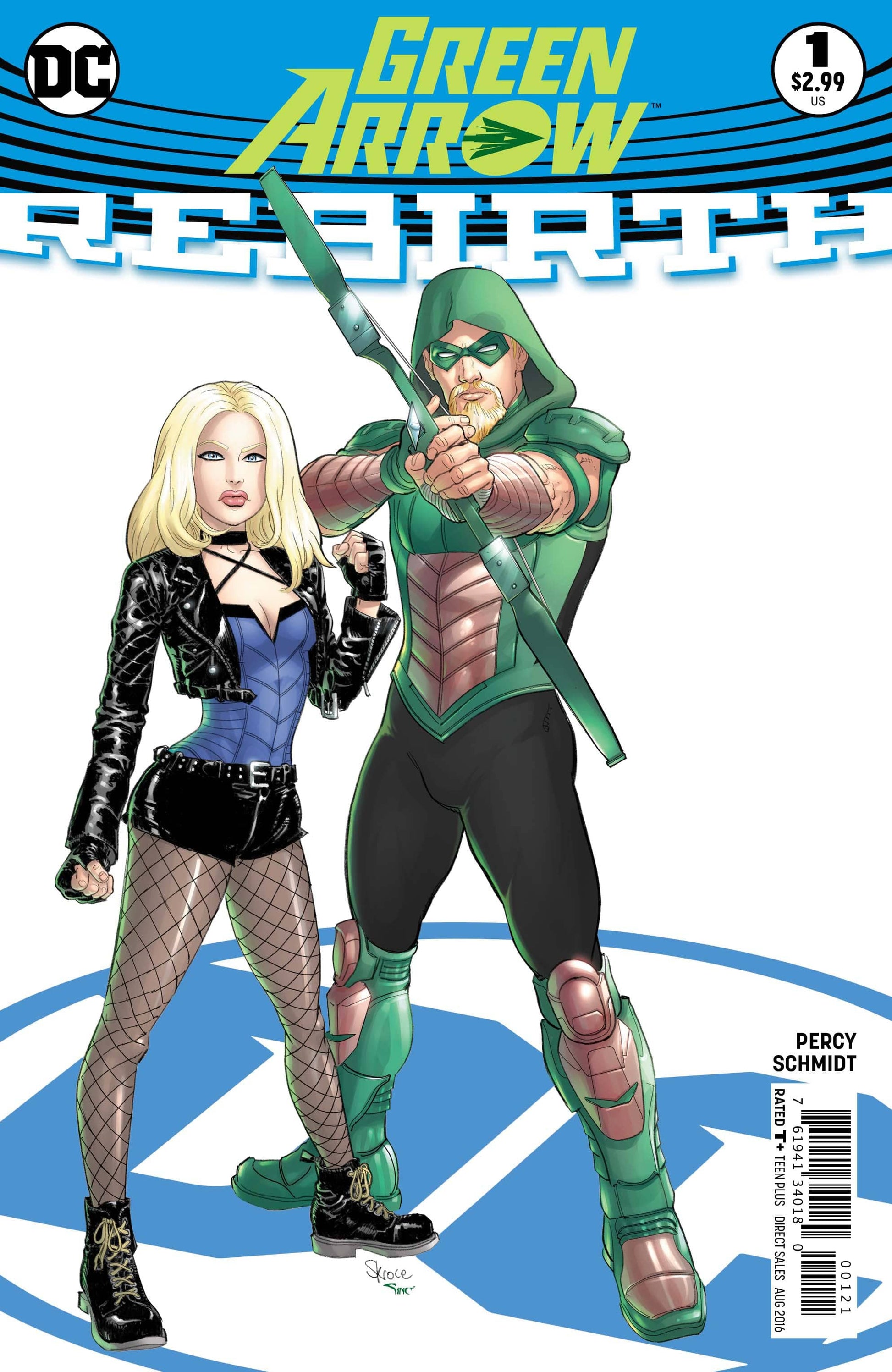 DC COMICS COMIC BOOK GREEN ARROW REBIRTH #1 VAR ED  [VF/NM]
