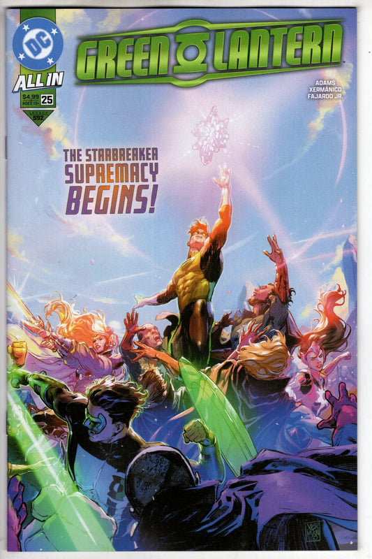 DC Comics COMIC BOOK GREEN LANTERN #25 CVR A XERMANICO WRAPAROUND