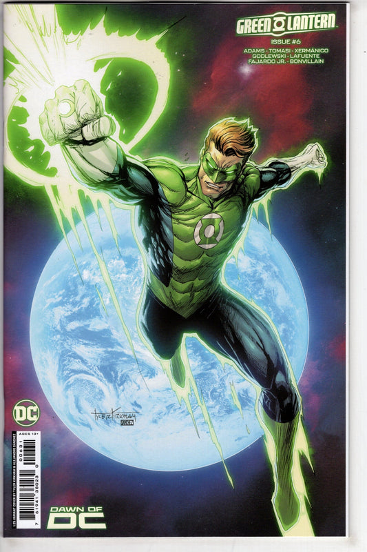 DC Comics COMIC BOOK Green Lantern #6 Cover D 1 in 25 Tyler Kirkham Card Stock Variant