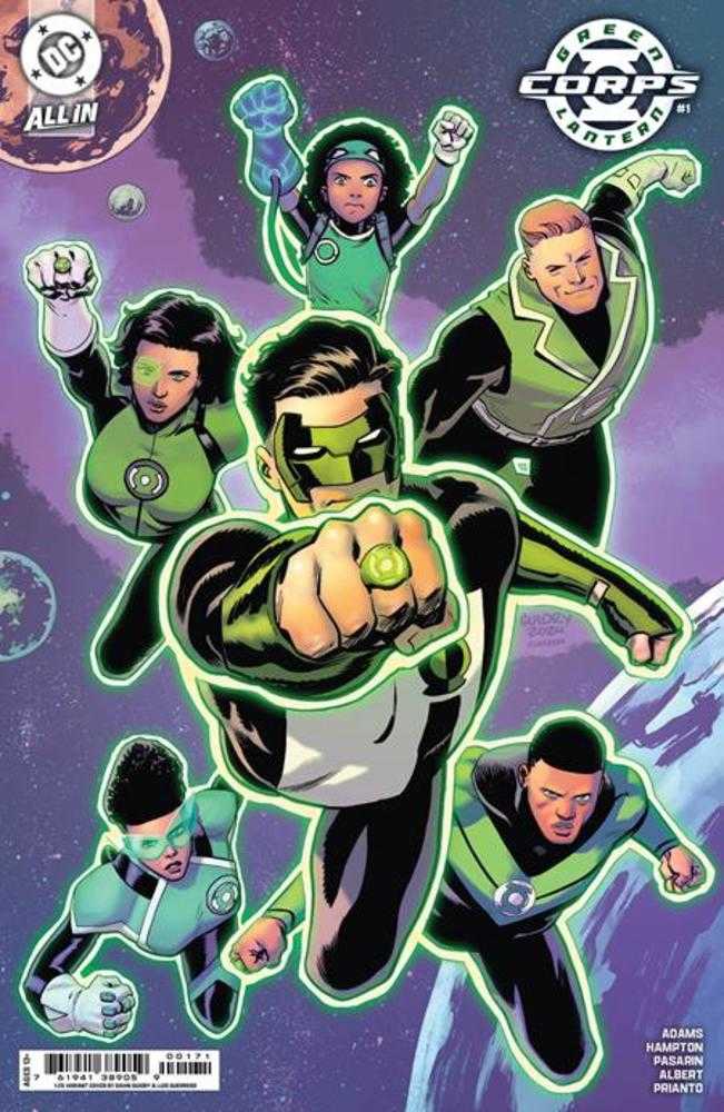 DC Comics COMIC BOOK Green Lantern Corps #1 Cover G 1 in 25 Gavin Guidry Card Stock Variant