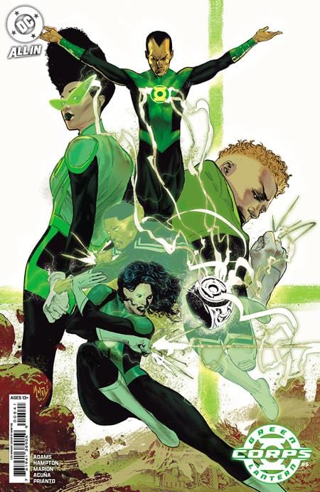 DC Comics COMIC BOOK GREEN LANTERN CORPS #5 CVR D INC 1:25 MONTOS CARD STOCK VAR