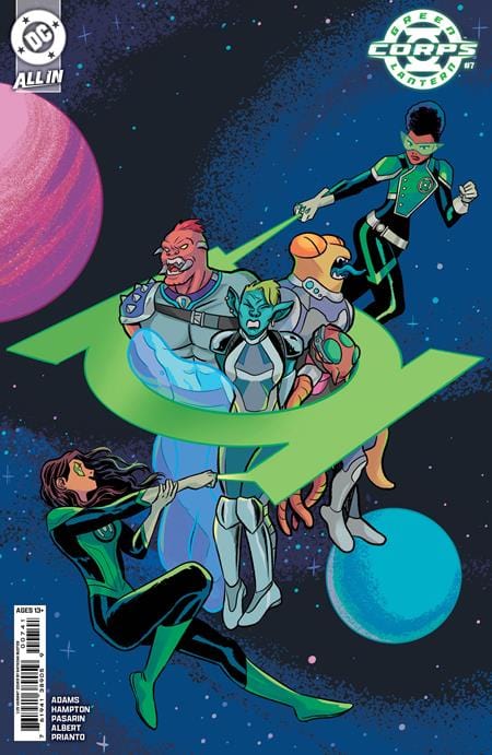 DC Comics COMIC BOOK GREEN LANTERN CORPS #7 CVR D INC 1:25 NATACHA BUSTOS CARD STOCK VAR (STARBREAKER SUPREMACY)
