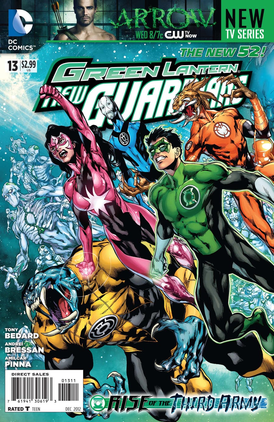 DC Comics COMIC BOOK Green Lantern: New Guardians #13 (VG/FN)