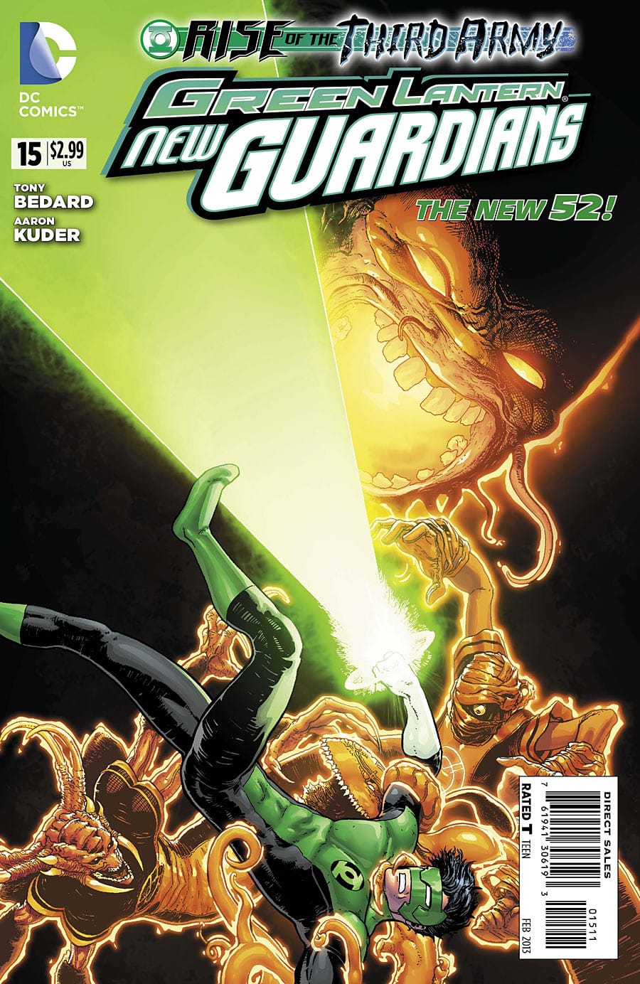 DC Comics COMIC BOOK Green Lantern: New Guardians #15 (VG/FN)