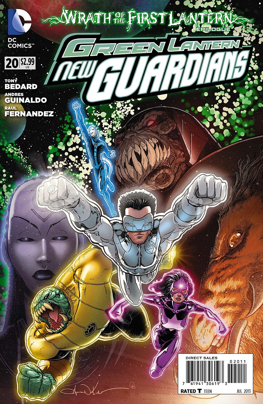 DC Comics COMIC BOOK Green Lantern: New Guardians #20 (VG/FN)