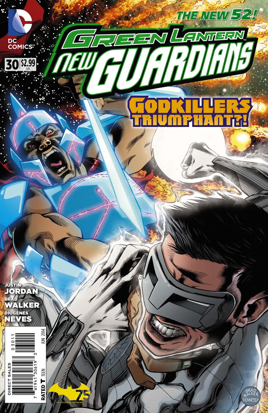 DC Comics COMIC BOOK Green Lantern: New Guardians #30 (VG/FN)