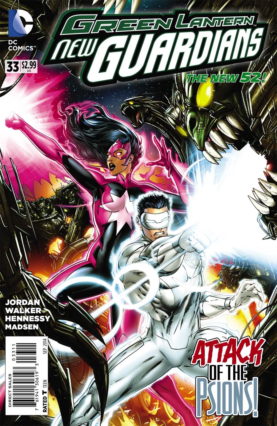 DC Comics COMIC BOOK Green Lantern: New Guardians #33 (VG/FN)