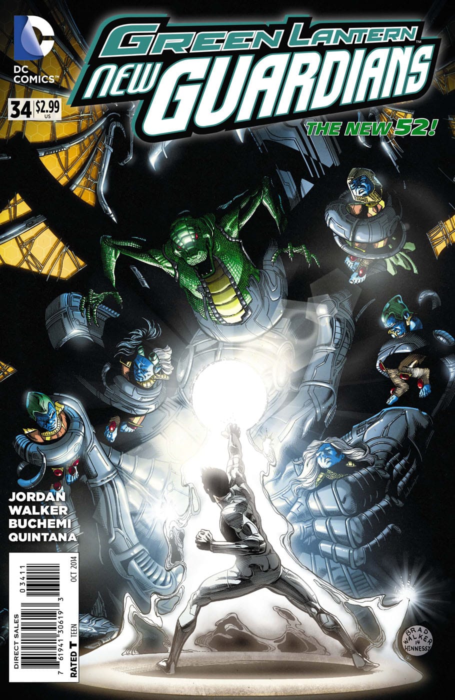 DC Comics COMIC BOOK Green Lantern: New Guardians #34 (VG/FN)