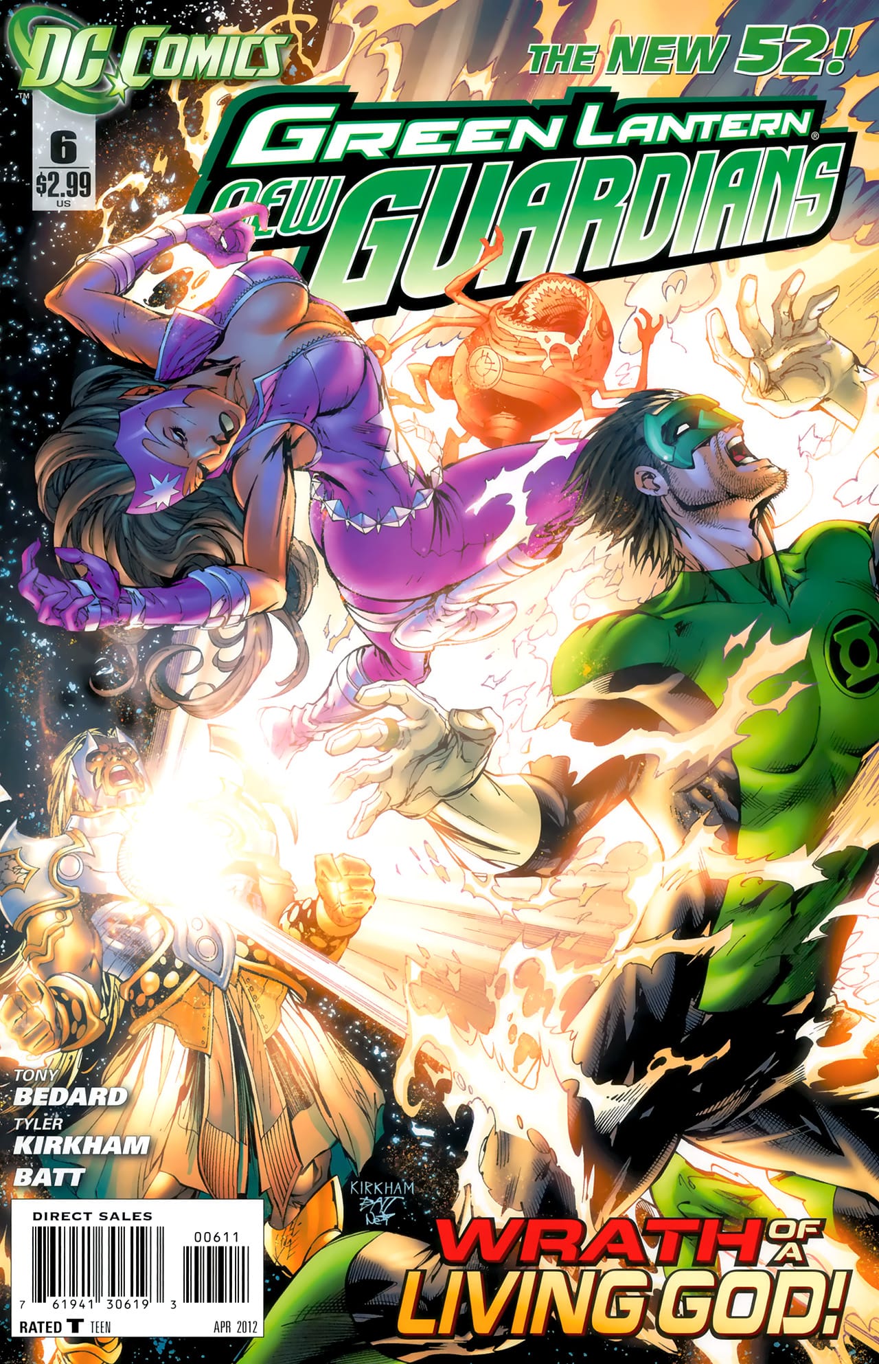 DC Comics COMIC BOOK Green Lantern: New Guardians #6 (VG/FN)
