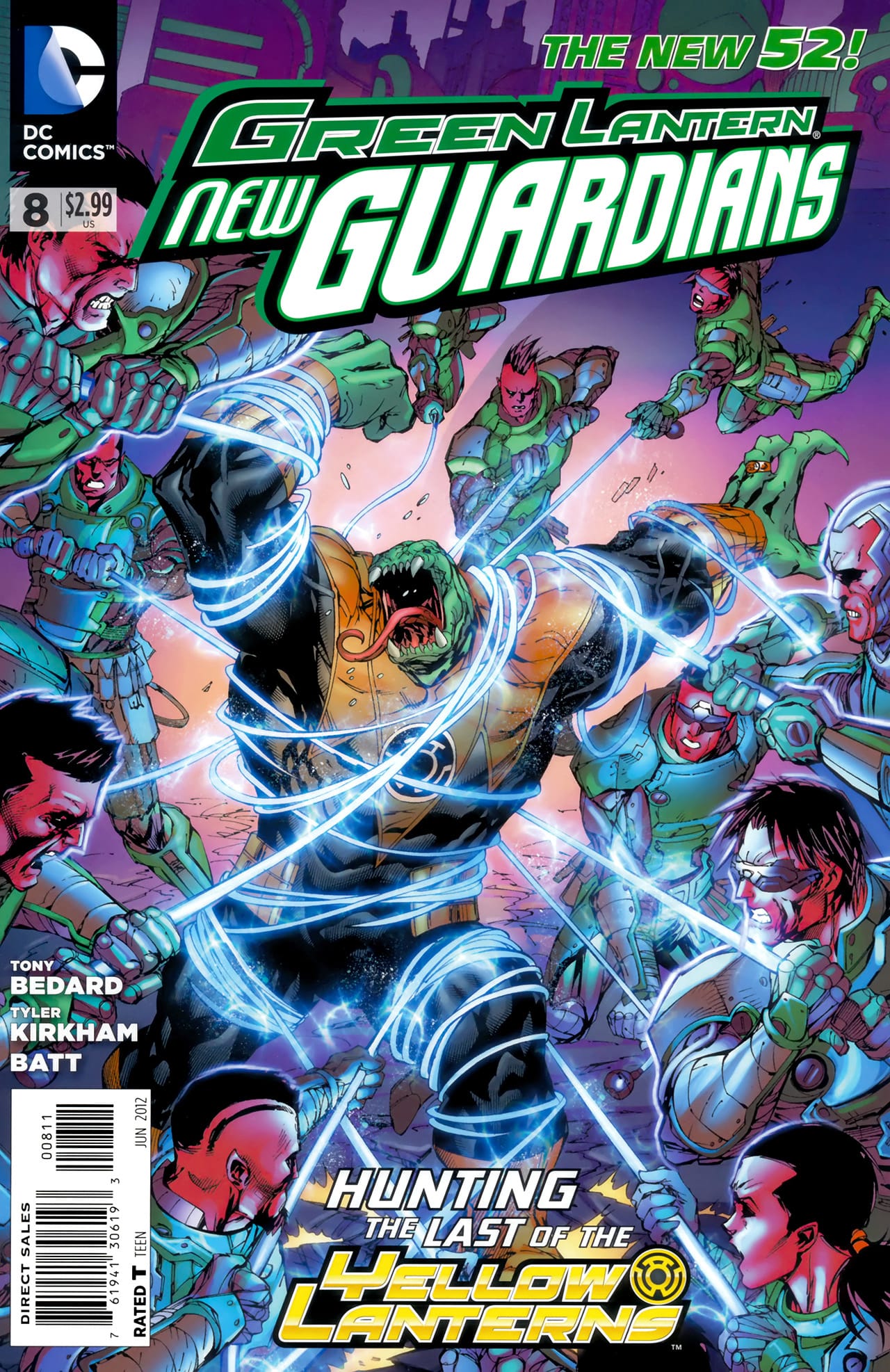 DC Comics COMIC BOOK Green Lantern: New Guardians #8 (VG/FN)