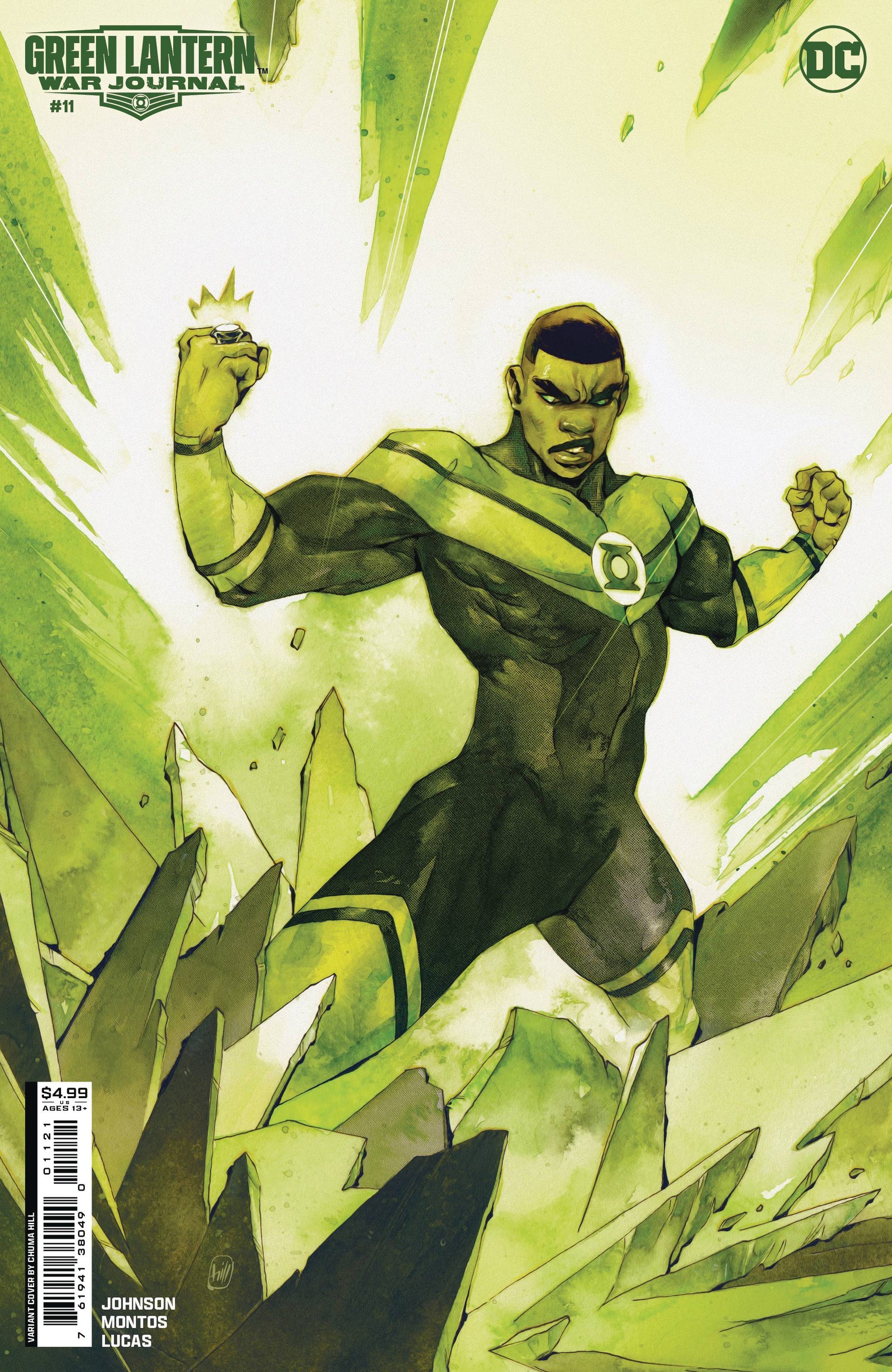 DC COMICS COMIC BOOK GREEN LANTERN WAR JOURNAL #11 CVR B CHUMA HILL CSV