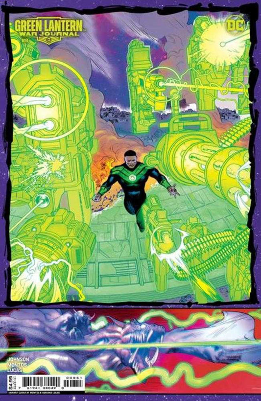 DC Comics COMIC BOOK Green Lantern War Journal #8 Cover C Montos Card Stock Variant