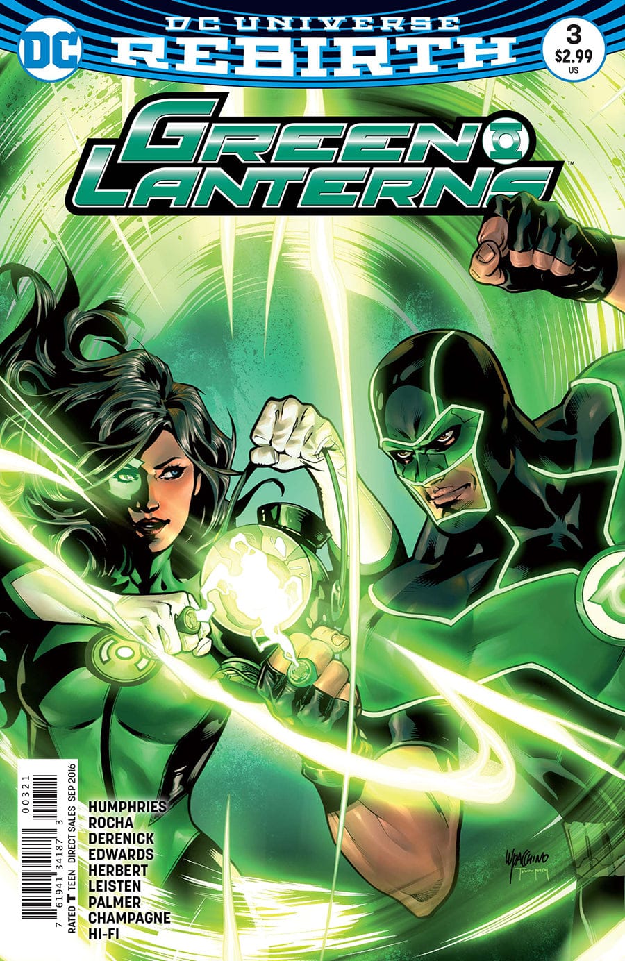 DC COMICS COMIC BOOK GREEN LANTERNS #3 VAR ED  [VF/NM]