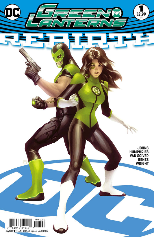 DC COMICS COMIC BOOK GREEN LANTERNS REBIRTH #1 VAR ED  [VF/NM]