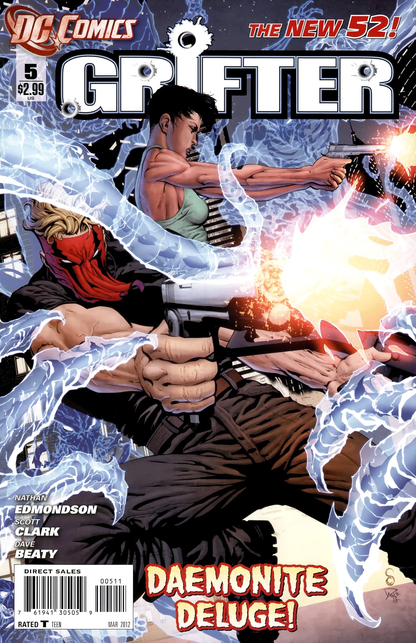 DC Comics COMIC BOOK Grifter #5 (VG/FN)