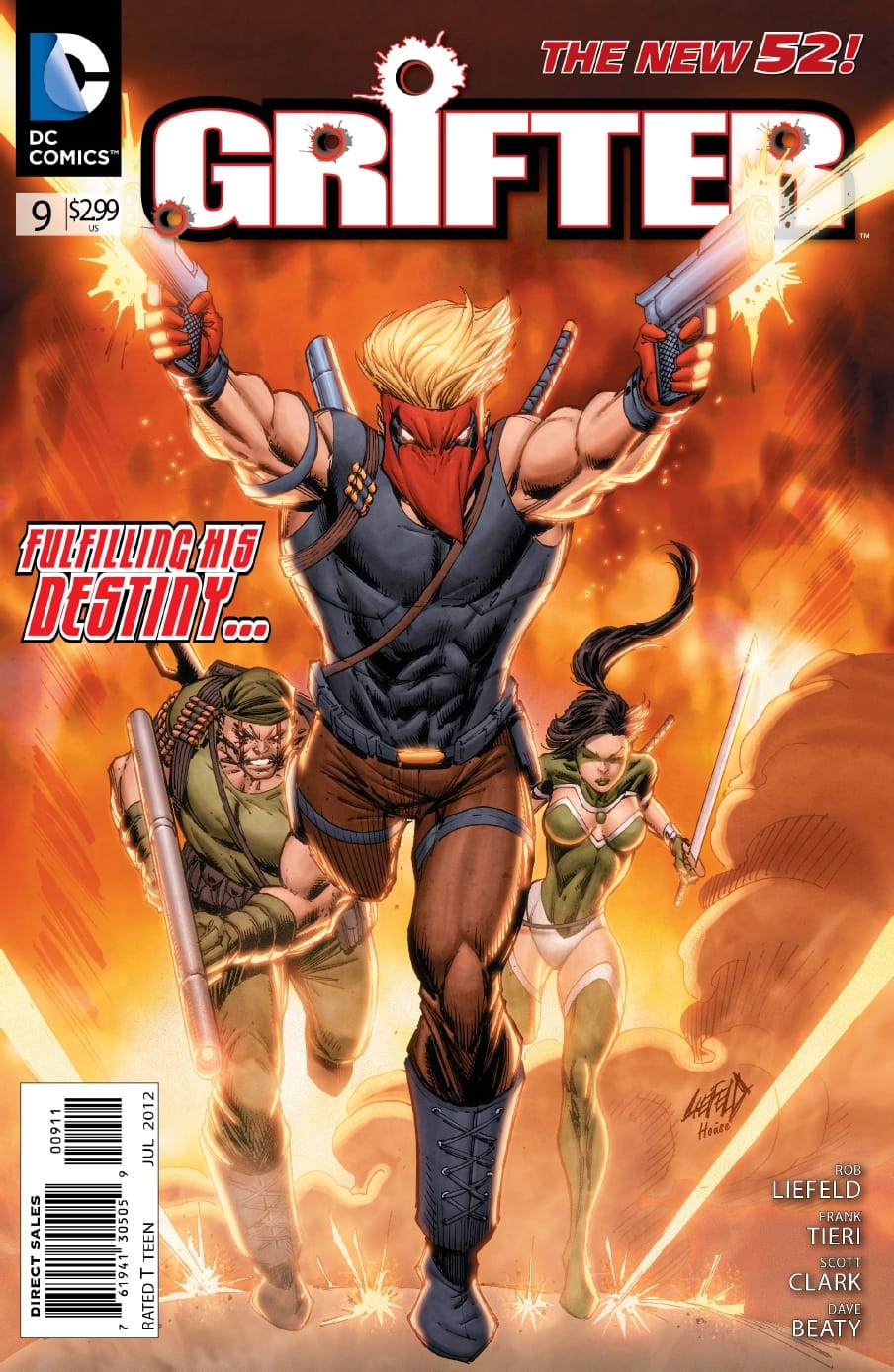 DC Comics COMIC BOOK Grifter #9 (VG/FN)