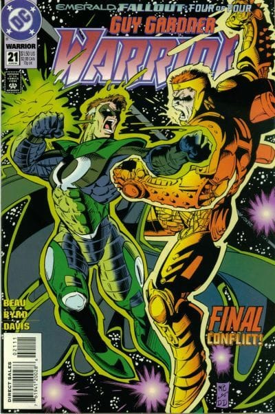 DC Comics COMIC BOOK Guy Gardner: Warrior #21 (VF)