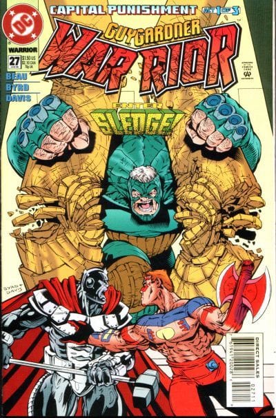 DC Comics COMIC BOOK Guy Gardner: Warrior #27 (VF)