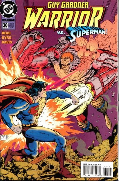 DC Comics COMIC BOOK Guy Gardner: Warrior #30 (VF)