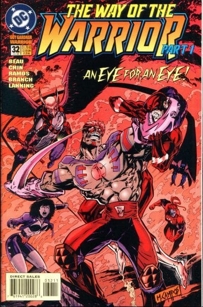 DC Comics COMIC BOOK Guy Gardner: Warrior #32 (VF)