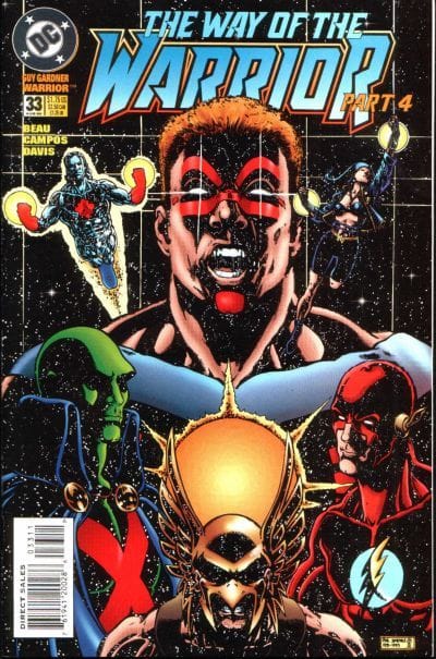 DC Comics COMIC BOOK Guy Gardner: Warrior #33 (VF)