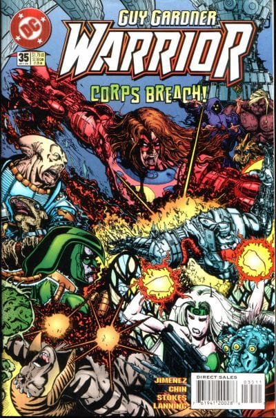 DC Comics COMIC BOOK Guy Gardner: Warrior #35 (VF)