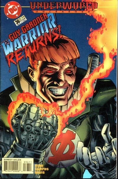 DC Comics COMIC BOOK Guy Gardner: Warrior #36 (VF)