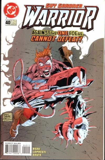 DC Comics COMIC BOOK Guy Gardner: Warrior #40 (VF)