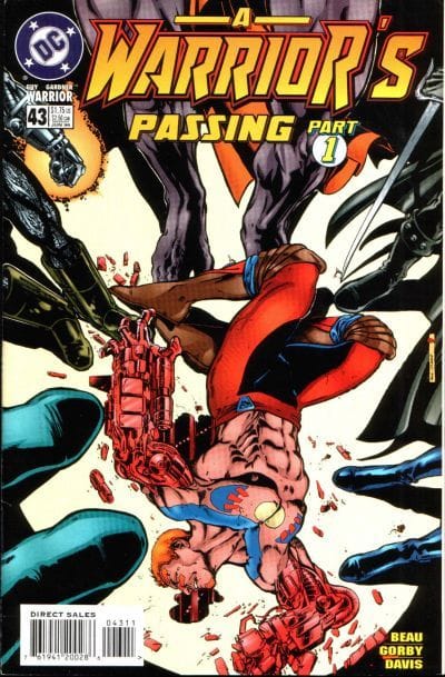 DC Comics COMIC BOOK Guy Gardner: Warrior #43 (VF)