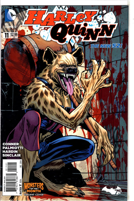 DC COMICS COMIC BOOK HARLEY QUINN #11 MONSTERS VAR ED (VF/NM)
