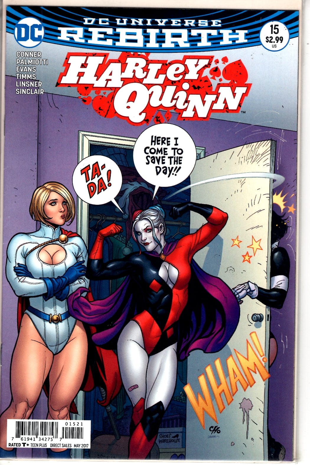 DC COMICS COMIC BOOK HARLEY QUINN #15 VAR ED (VF/NM)