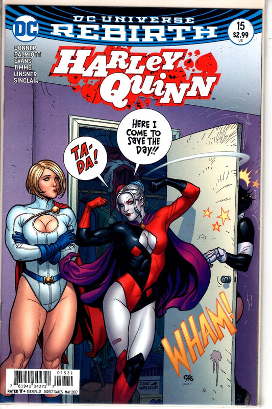 DC COMICS COMIC BOOK HARLEY QUINN #15 VAR ED (VF/NM)