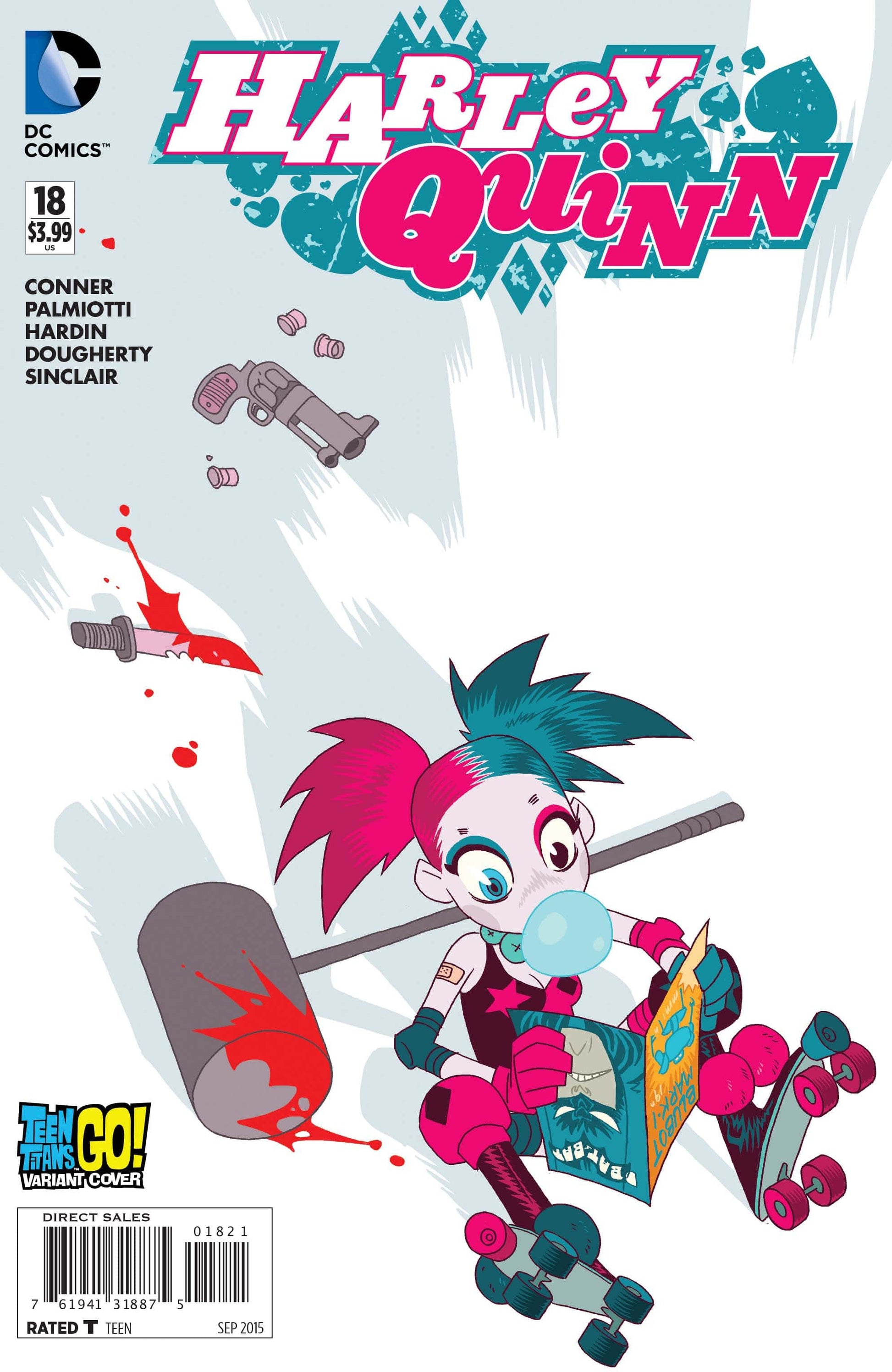 DC COMICS COMIC BOOK HARLEY QUINN #18 TEEN TITANS GO VAR ED [VF/NM]