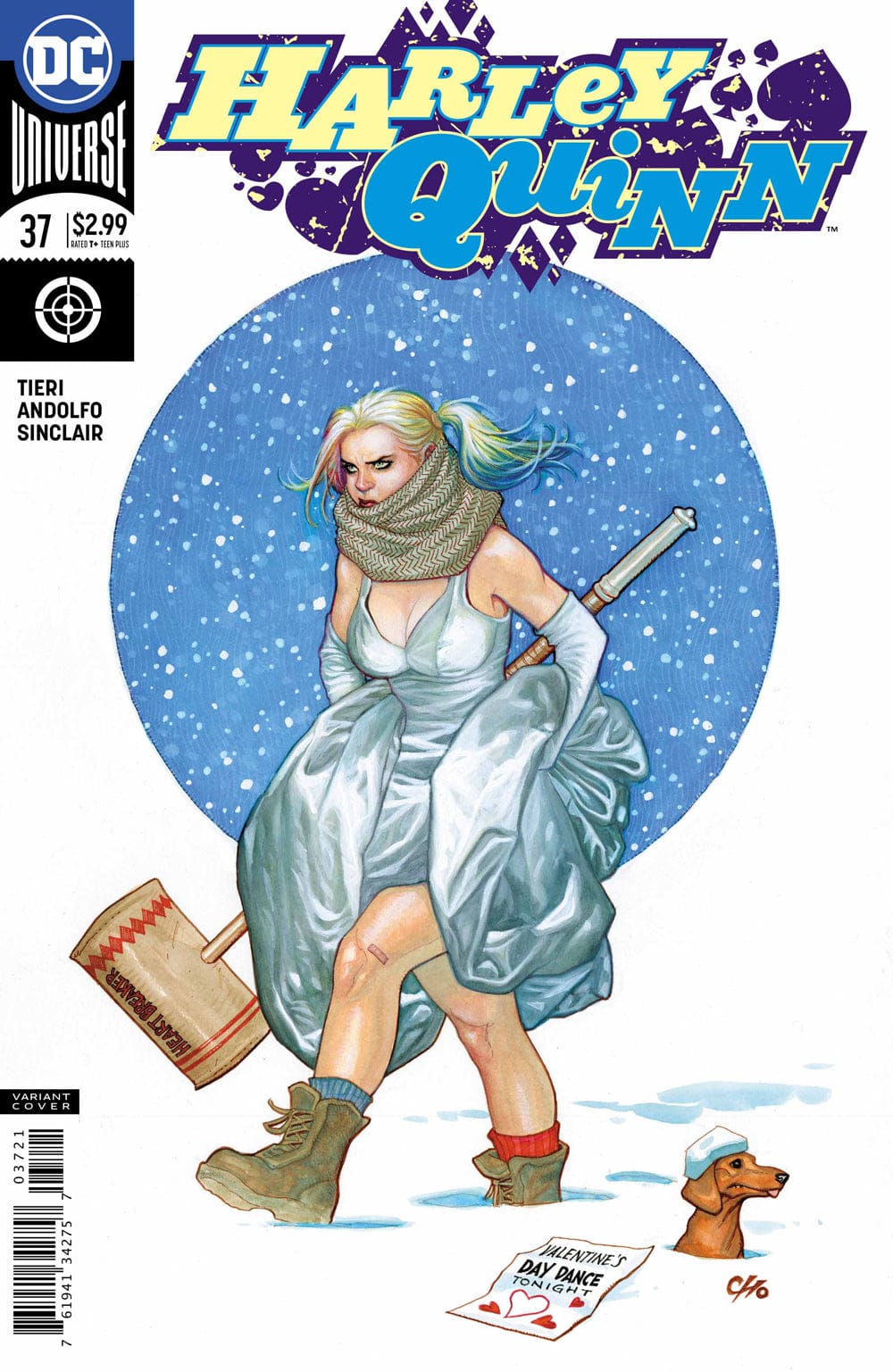 DC COMICS COMIC BOOK HARLEY QUINN #37 VAR ED (VF/NM)